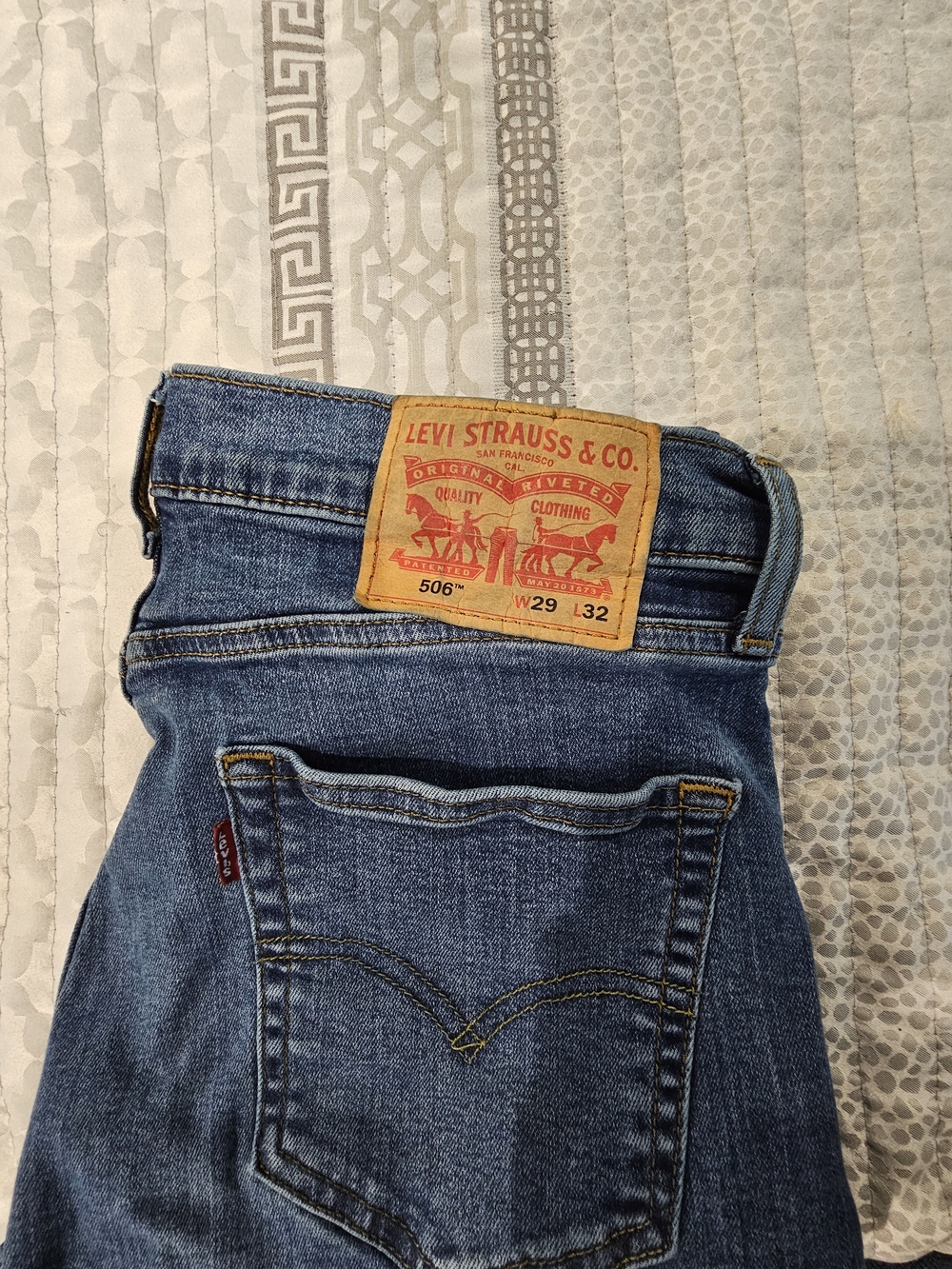 Levi's 506™ Blue Denim Jeans with Classic Patch